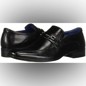 Steve Madden Nordic Black Slip on Dress shoes-loafers